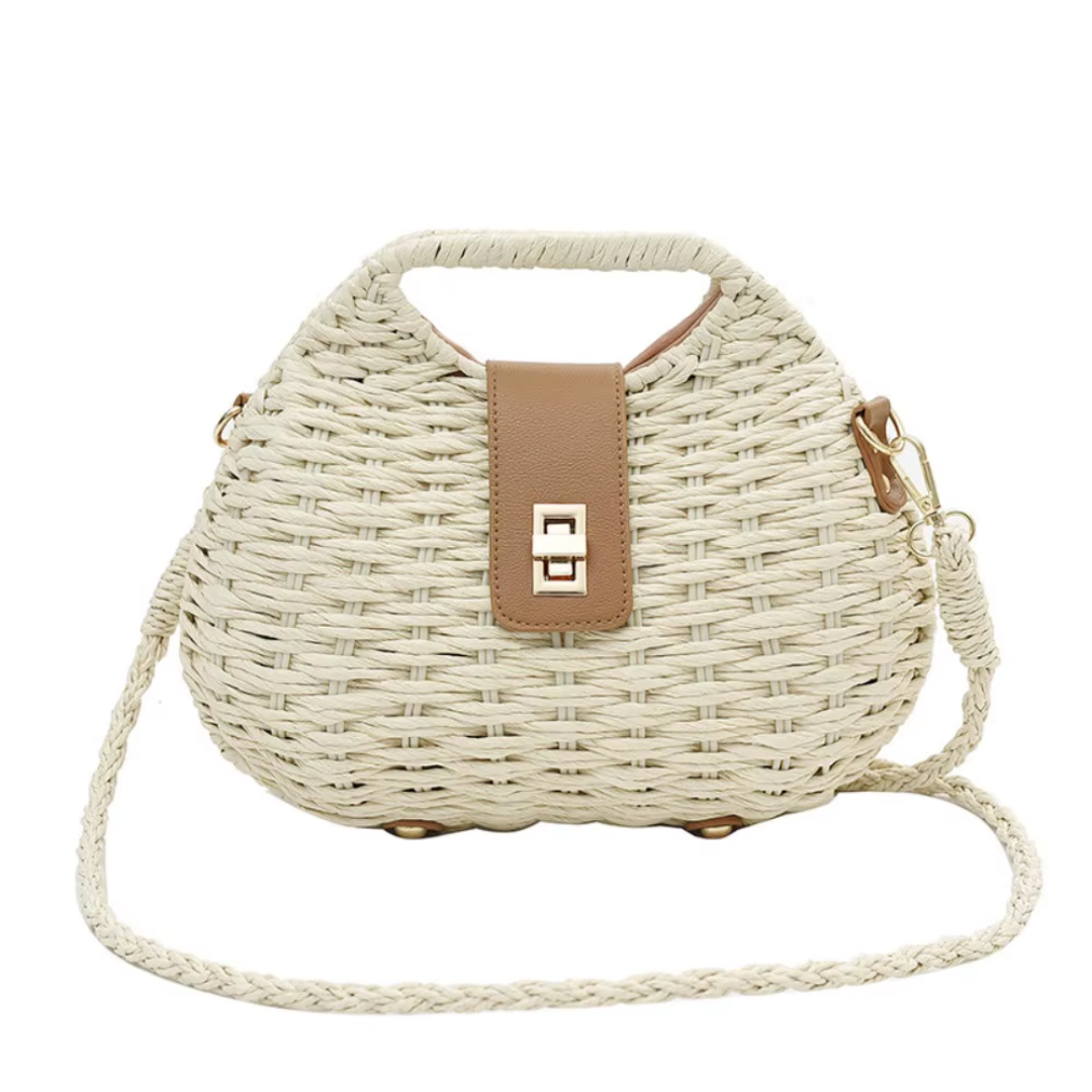 Boho Strohhandtasche 2025