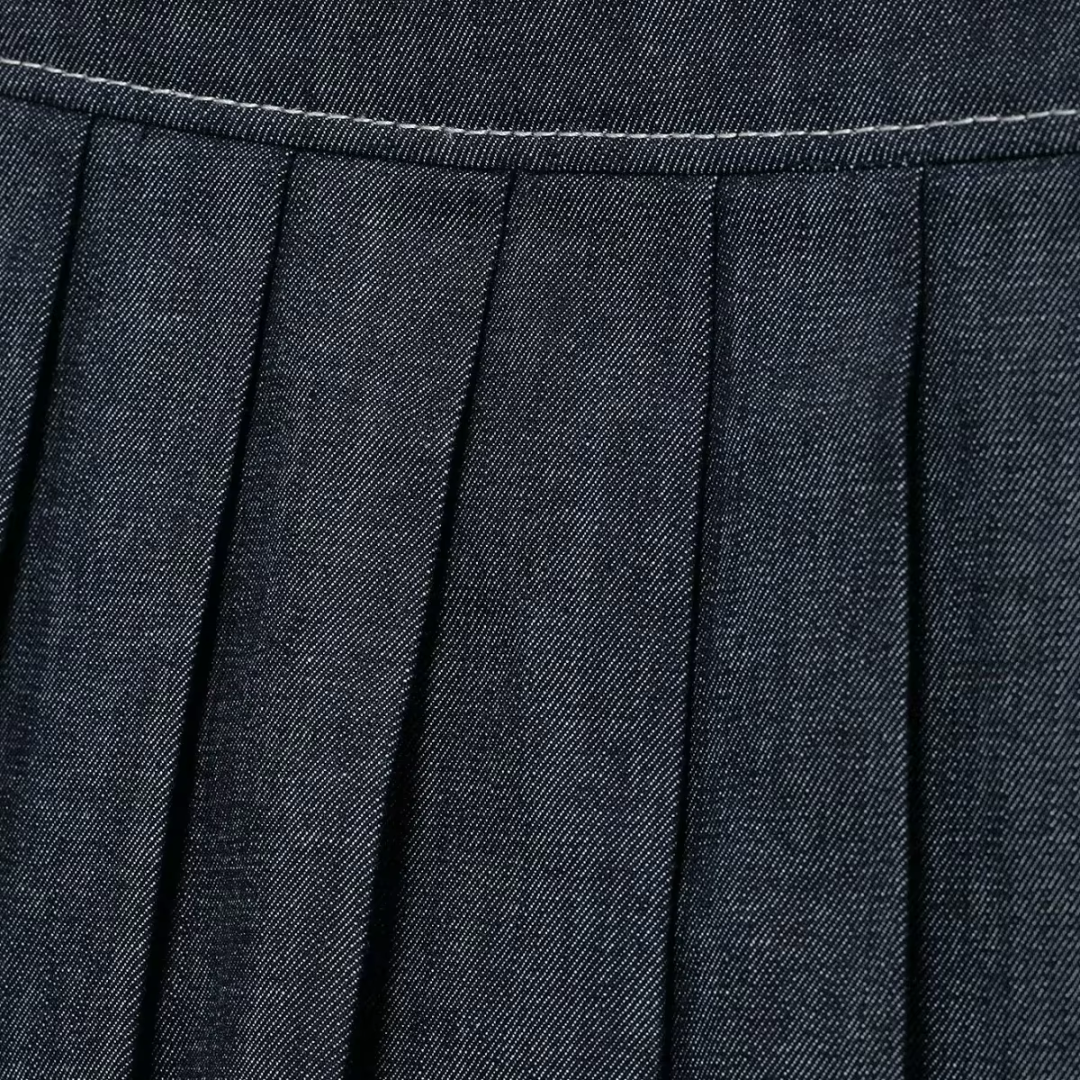 Denim-Set mit Regular Fit Jacke & figurbetontem Rock