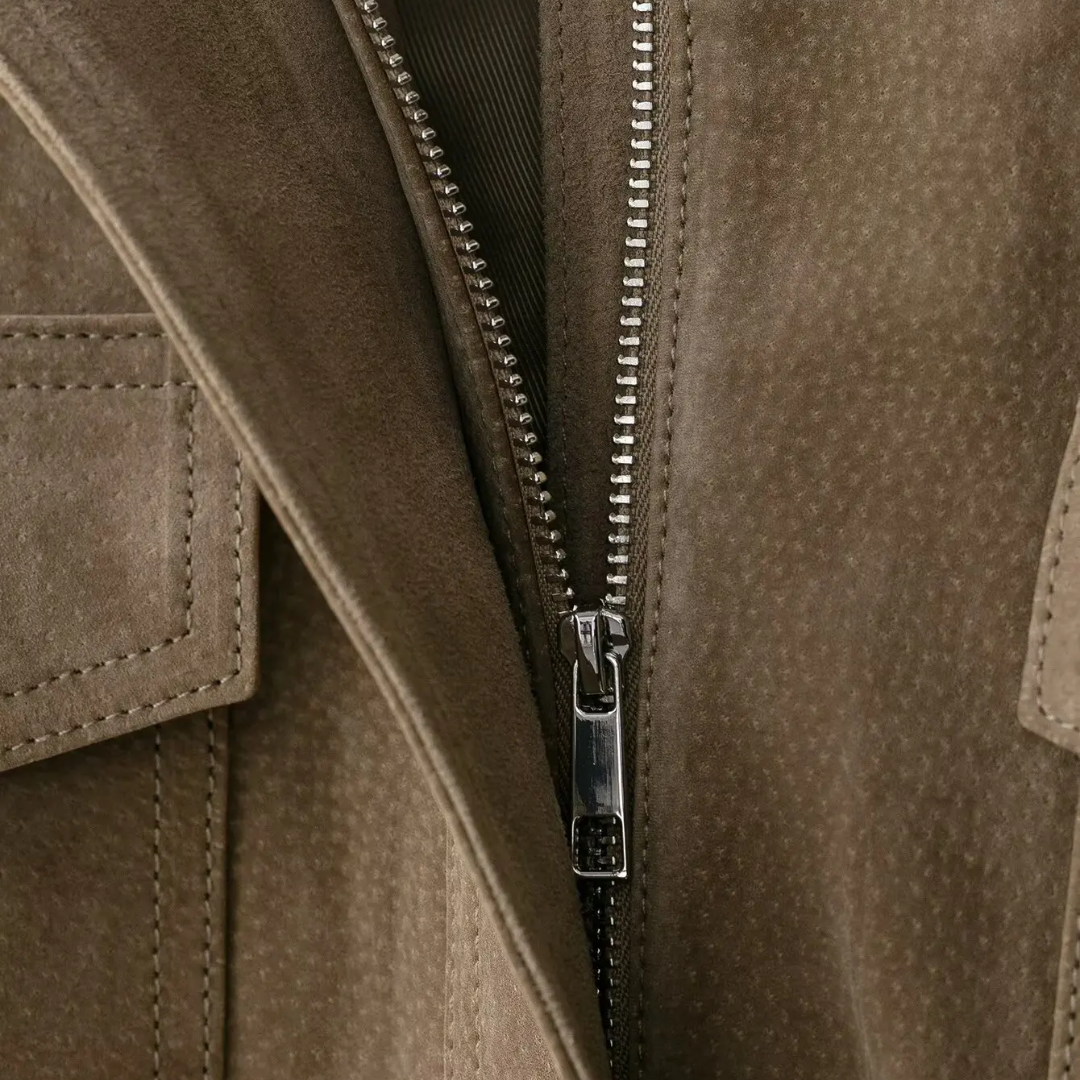 Oversize Bomberjacke mit Zipper
