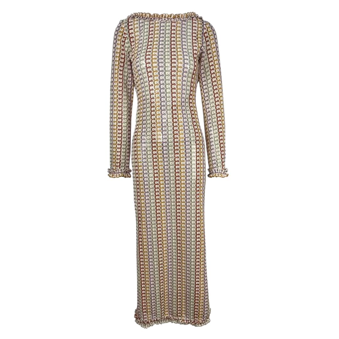 Rückenfreies Maxikleid Damen