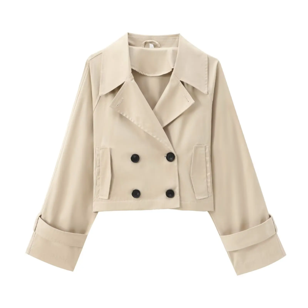 Damen Oberbekleidung Trenchjacke in hellbeige