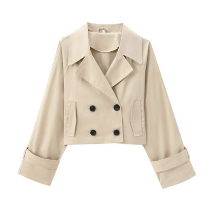 Damen Oberbekleidung Trenchjacke in hellbeige