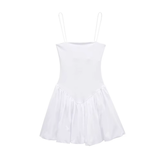 Mini Damenkleid für Frühling & Sommer in weiss